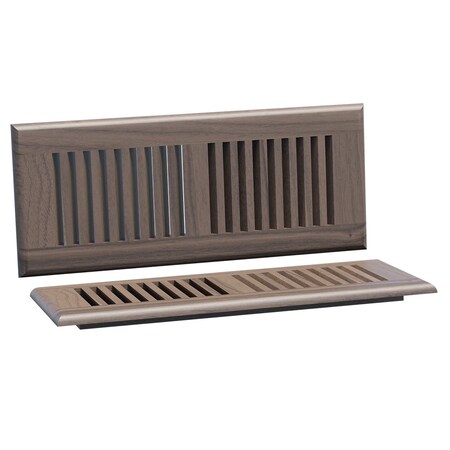 Designs Of Distinction Medium Self Rimming Floor Vent - Walnut 01994012WL1